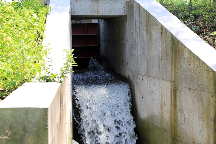 節(jié)制閘之一——許營退洪閘